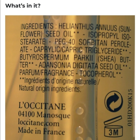 Loccitane travel size  bundle Shea cleansing oil and Shea Milk soap - Picture 8 of 12